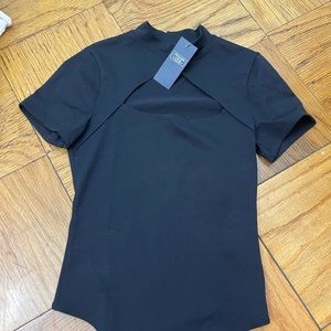 Abercrombie Seemless Shortsleeve Cutout Bodysuit